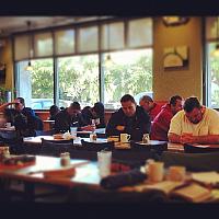 IRON MAN BREAKFAST- BROS PRAYING HARD!